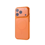iPhone 17 Concept AG Glass Case – Cosmic Orange | MagSafe Premium Case BD