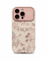 Luxury Floral Designer Protective Case for iPhone 12 to 17 Pro Max – Elegant Leather Finish