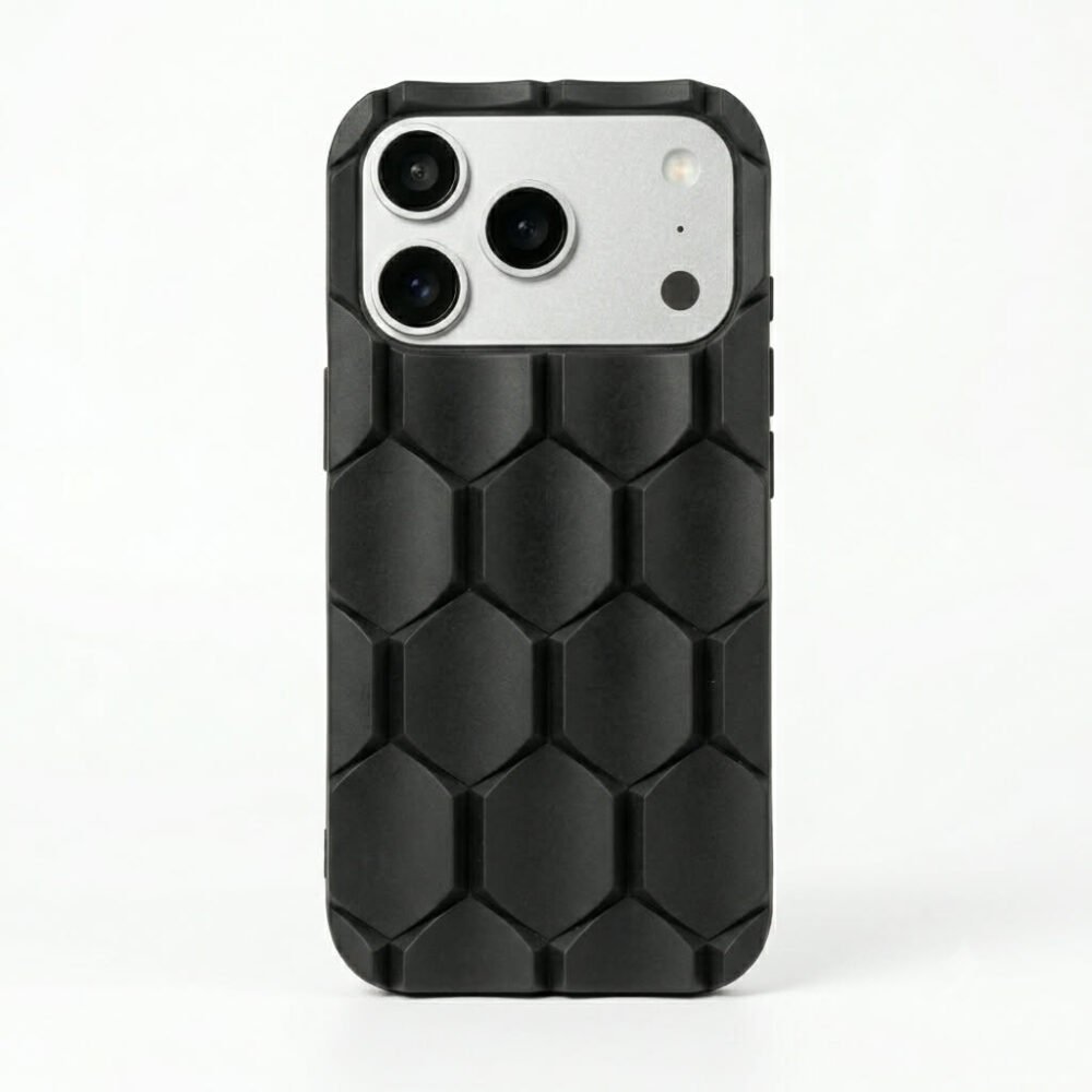 Luxury 3D Geometric Armor Case for iPhone – Premium Shockproof Protective Cover