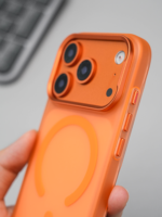 Premium Frosted Magnetic MagSafe Case for iPhone with Aluminum Camera Frame - Image 8