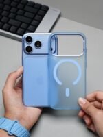 Premium Frosted Magnetic MagSafe Case for iPhone with Aluminum Camera Frame - Image 11