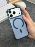 Premium Frosted Magnetic MagSafe Case for iPhone with Aluminum Camera Frame - Image 10