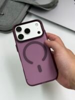 Premium Frosted Magnetic MagSafe Case for iPhone with Aluminum Camera Frame - Image 7