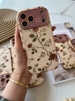 Floral Rose Leather iPhone Case – Premium Cute & Elegant Protective Cover - Image 5