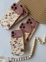 Floral Rose Leather iPhone Case – Premium Cute & Elegant Protective Cover - Image 2