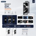 Xmart 8K Borderless Super Curved Privacy Screen Protector - Image 11